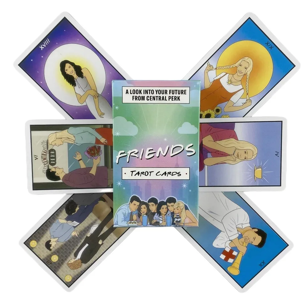 Friends Golden Girls Ghost The One World Tarot Cards Classic Divination Visions Oracle Board Games Deck
Friends Golden Girls Ghost The One World Tarot Cards Classic Divination Visions Oracle Board Games Deck