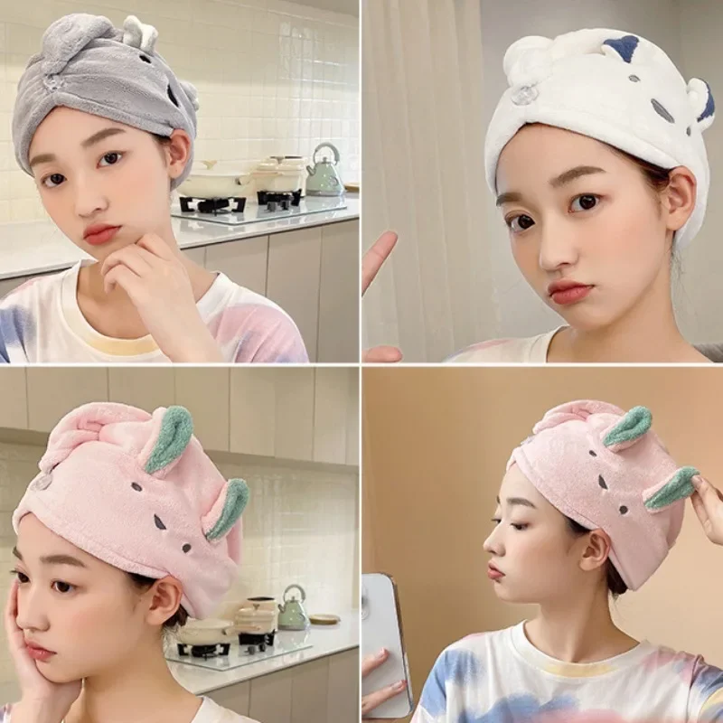 Полотенце для волос из микрофибры, ультравпитывающий Быстросохнущий тюрбан для волос, мягкие полотенца для обертывания волос для женщин, милый мультяшный коала, кролик
Полотенце для волос из микрофибры, ультравпитывающий Быстросохнущий тюрбан для волос, мягкие полотенца для обертывания волос для женщин, милый мультяшный коала, кролик