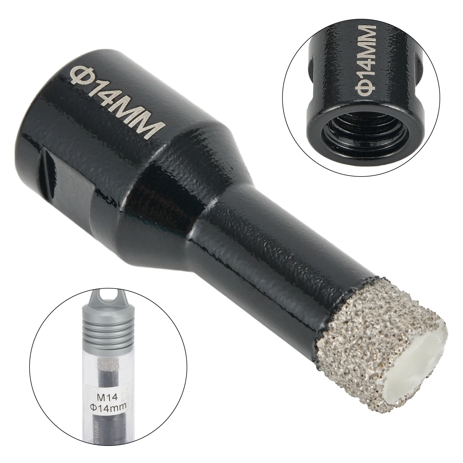 1pcs 6-16mm M14 Hole Opener Diamond Drill Bit For M14 Thread Tooth Type Angle Grinder Drilling Tile Marble Concrete Power Tools
1pcs 6-16mm M14 Hole Opener Diamond Drill Bit For M14 Thread Tooth Type Angle Grinder Drilling Tile Marble Concrete Power Tools