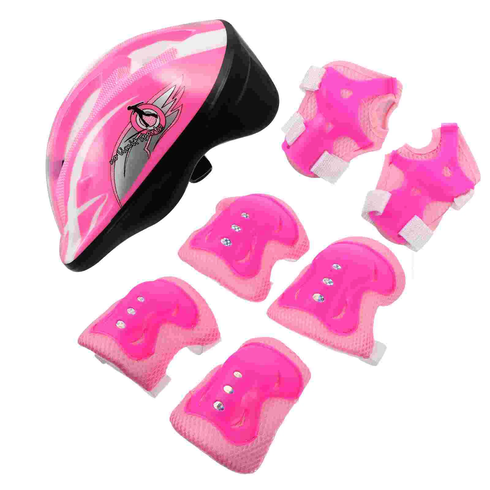 7Pcs/Set Kids Roller Skating Protective Gear Absorbent Helmet Knee Elbow Wrist Pads For Cycling Skateboard Scooter
7Pcs/Set Kids Roller Skating Protective Gear Absorbent Helmet Knee Elbow Wrist Pads For Cycling Skateboard Scooter