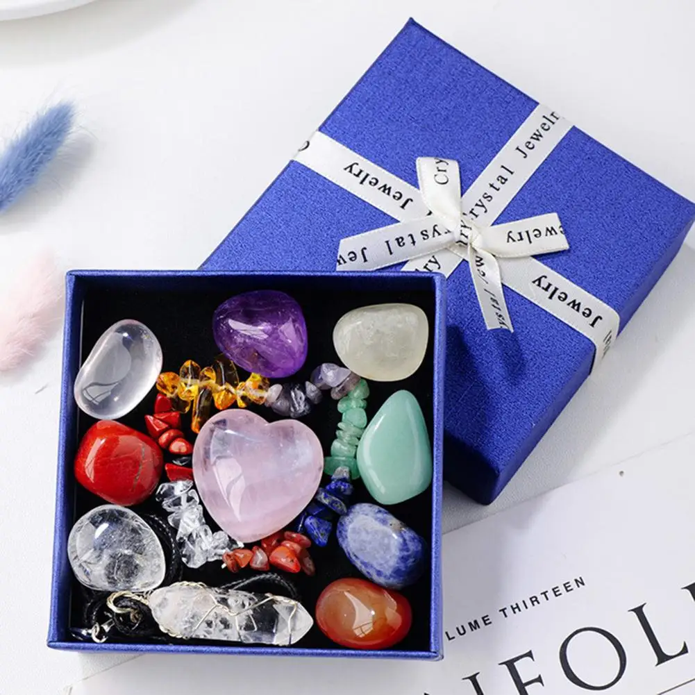 Faux Decor Chakra Stones Healing Faux Set for Positive Energy Spiritual Faux Gemstones Gifts for Women Necklaces for Beginners
Faux Decor Chakra Stones Healing Faux Set for Positive Energy Spiritual Faux Gemstones Gifts for Women Necklaces for Beginners