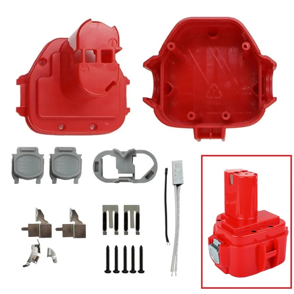 

Plastic Case Replacement Shell Cover For MAKITA 12V Ni Cd Ni MH Battery 1220 PA12 1222 1233S 1233SA 1233SB Cover Parts