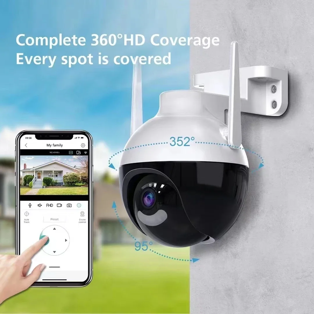 

2MP 1080P/3MP 1296P iCsee APP Full Color Wireless PTZ IP Dome Camera AI Humanoid Detection Home Security CCTV Baby Monitor
