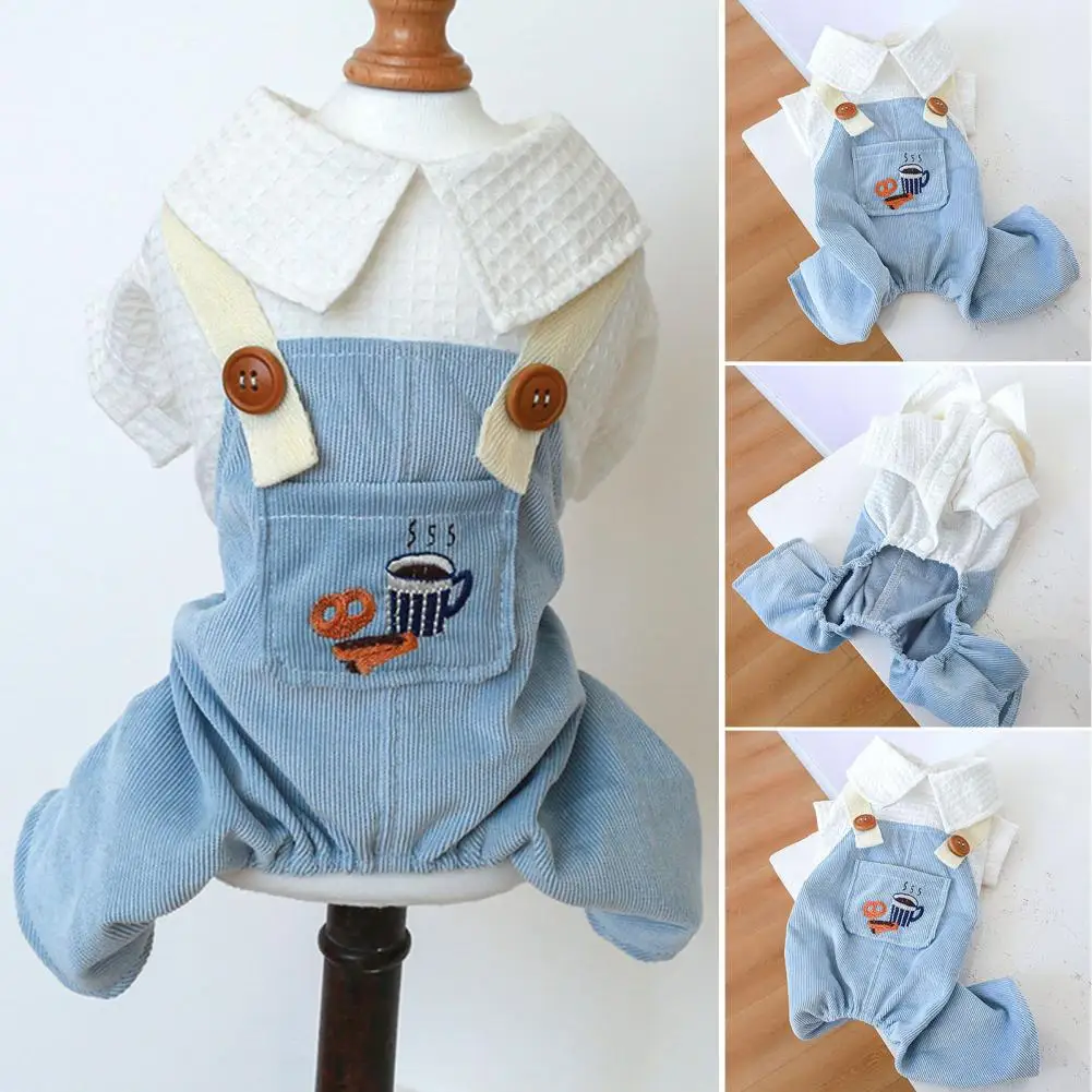 Pet Bodysuit Wearable Loose Soft Coffee Bread Pattern Pet Cat Dog Bibbed Pants Pet Supplies Dog Romper Cat Jumpsuit
Pet Bodysuit Wearable Loose Soft Coffee Bread Pattern Pet Cat Dog Bibbed Pants Pet Supplies Dog Romper Cat Jumpsuit