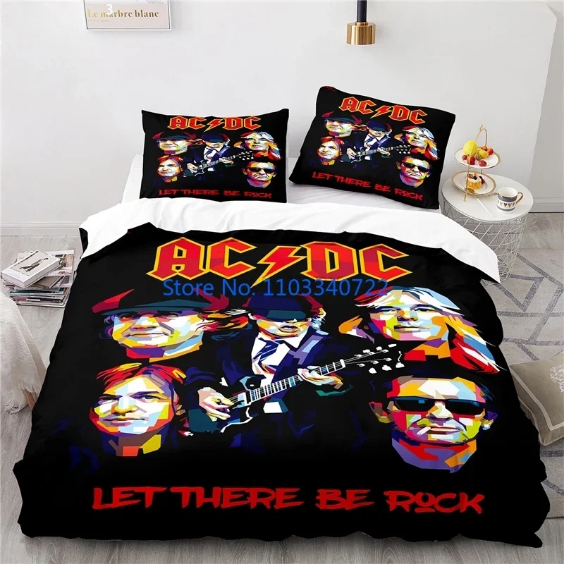 Home Textile 3d AC DC Rock Band Duvet Cover Set 3D Print Comforter Cover Bedclothes for Boy Girl Bedding Sets Bedroom Decor
Home Textile 3d AC DC Rock Band Duvet Cover Set 3D Print Comforter Cover Bedclothes for Boy Girl Bedding Sets Bedroom Decor
