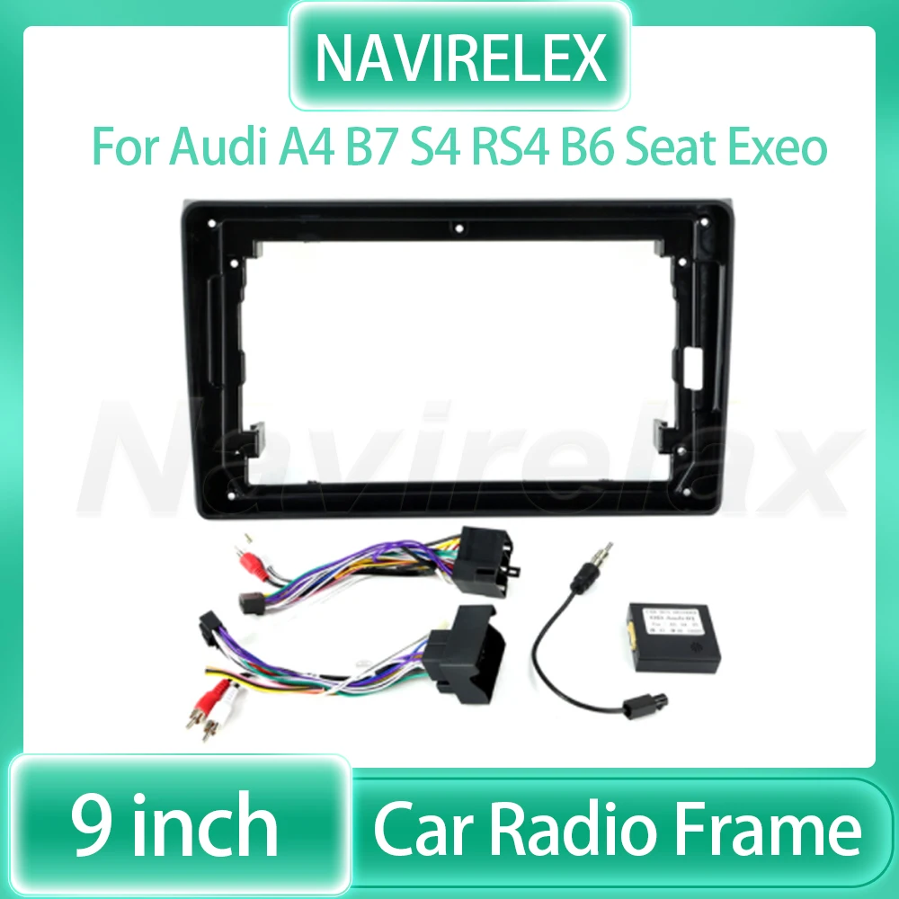 Автомобильный радиоприемник 2DIN, 9 дюймов, рамка для Audi A4 B7 S4 RS4 B6 Seat Exeo Android, комплект панелей, адаптер, CAN-шина, декодер
Автомобильный радиоприемник 2DIN, 9 дюймов, рамка для Audi A4 B7 S4 RS4 B6 Seat Exeo Android, комплект панелей, адаптер, CAN-шина, декодер