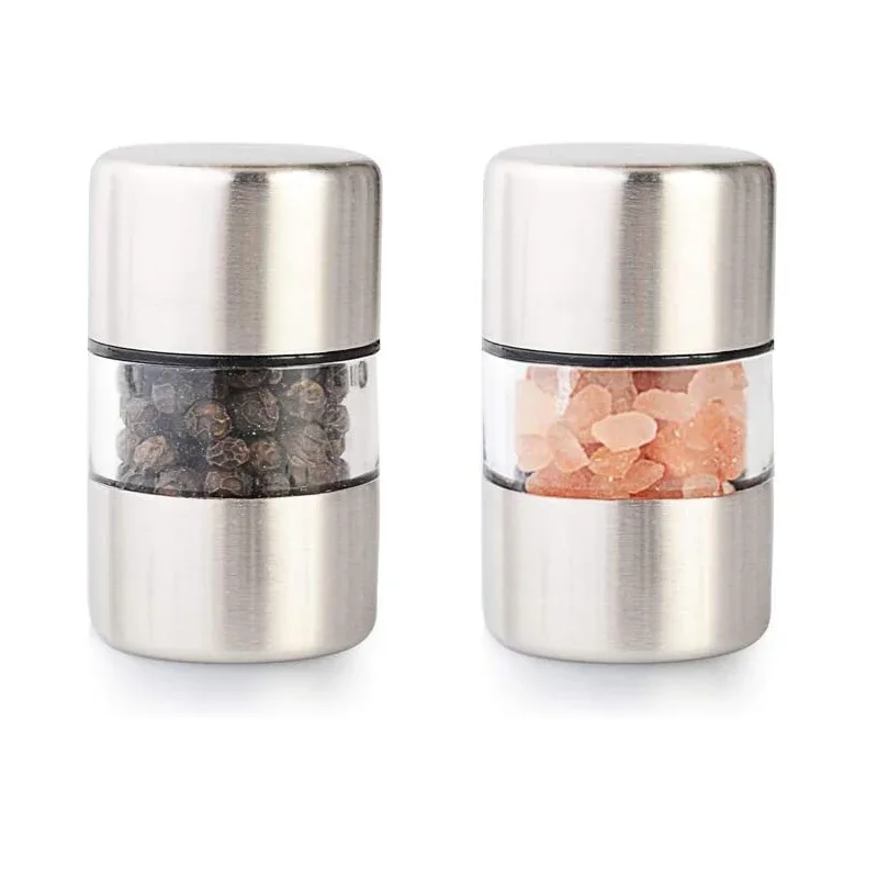 Manual Salt Pepper Grinder Stainless Steel Portable Mini Mill Grinder For Herb Pepper Spice Rose Salt Kitchen Grinding Gadgets
Manual Salt Pepper Grinder Stainless Steel Portable Mini Mill Grinder For Herb Pepper Spice Rose Salt Kitchen Grinding Gadgets