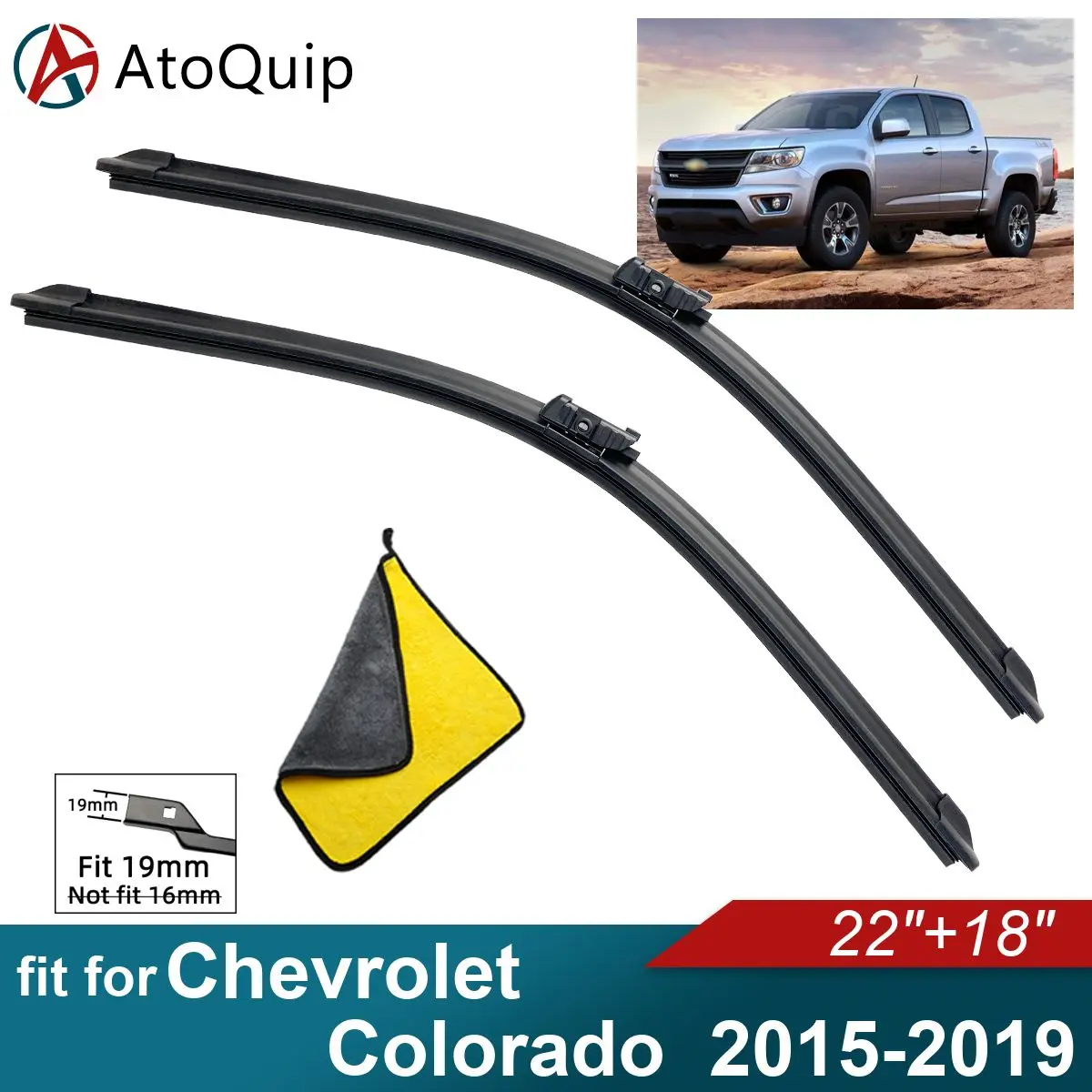 

Car Windshield Wiper Blades Fit For Chevrolet Colorado Wiper Blades Soft Rubber Auto Front Windscreen 2015 2016 2017 2018 2019