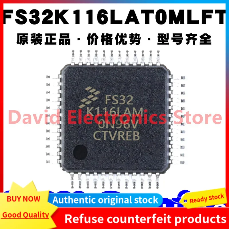 5PCS New Original FS32K116LAT0MLFT Package LQFP48 Microcontroller Chip FS32K116LAM
5PCS New Original FS32K116LAT0MLFT Package LQFP48 Microcontroller Chip FS32K116LAM