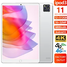 2022 New Tablet Android 11 Inch 12GB+512GB Tablet Full Netcom Mobile Phone Two-in-one Game Online Class Thin Office 2022 New Tablet Android 11 Inch 12GB+512GB Tablet Full Netcom Mobile Phone Two-in-one Game Online Class Thin Office