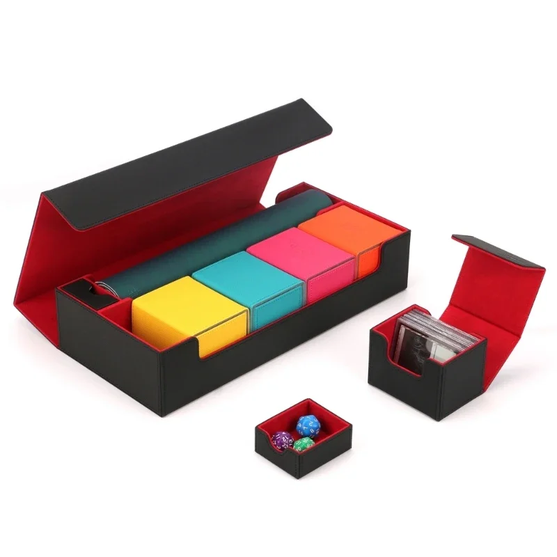 Cards Box Card Case for Playing Cards PU Leather Cards Storage Box Trading Card Carrying Box Deck Game Card Box
Cards Box Card Case for Playing Cards PU Leather Cards Storage Box Trading Card Carrying Box Deck Game Card Box