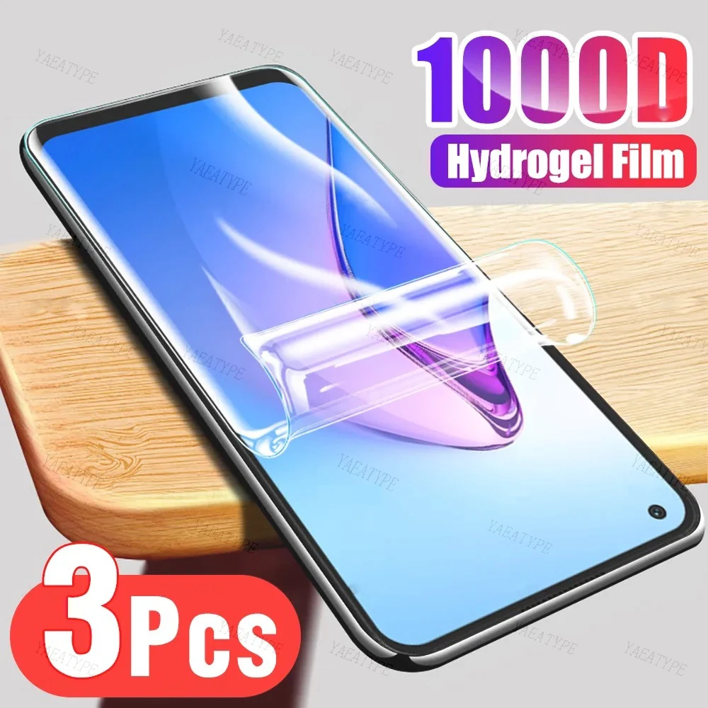 

Гидрогелевая пленка для OPPO Reno 8T 7 Z 6 5 8 Pro Plus Find X3 X5 Lite, защитная пленка для экрана OPPO A17 A52 A72 A92 A96 A97 A98, 3 шт.