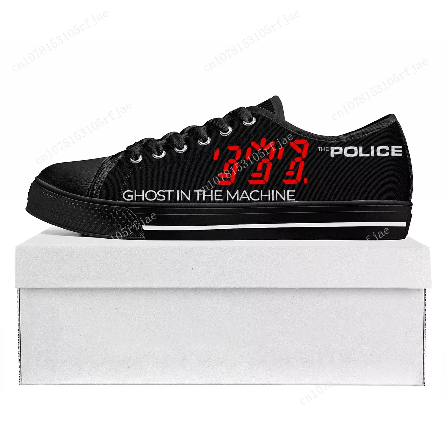 

The Police Band Pop Low Top High Quality Sneakers Mens Womens Teenager Canvas Sneaker Prode Casual Couple Shoes Custom Shoe