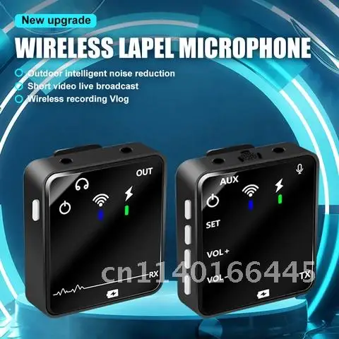 Беспроводной петличный микрофон 2,4G, система для потоковой видеосъемки, нагрудный микрофон для телефона, DSLR, камеры, записи, студийных интервью
Беспроводной петличный микрофон 2,4G, система для потоковой видеосъемки, нагрудный микрофон для телефона, DSLR, камеры, записи, студийных интервью