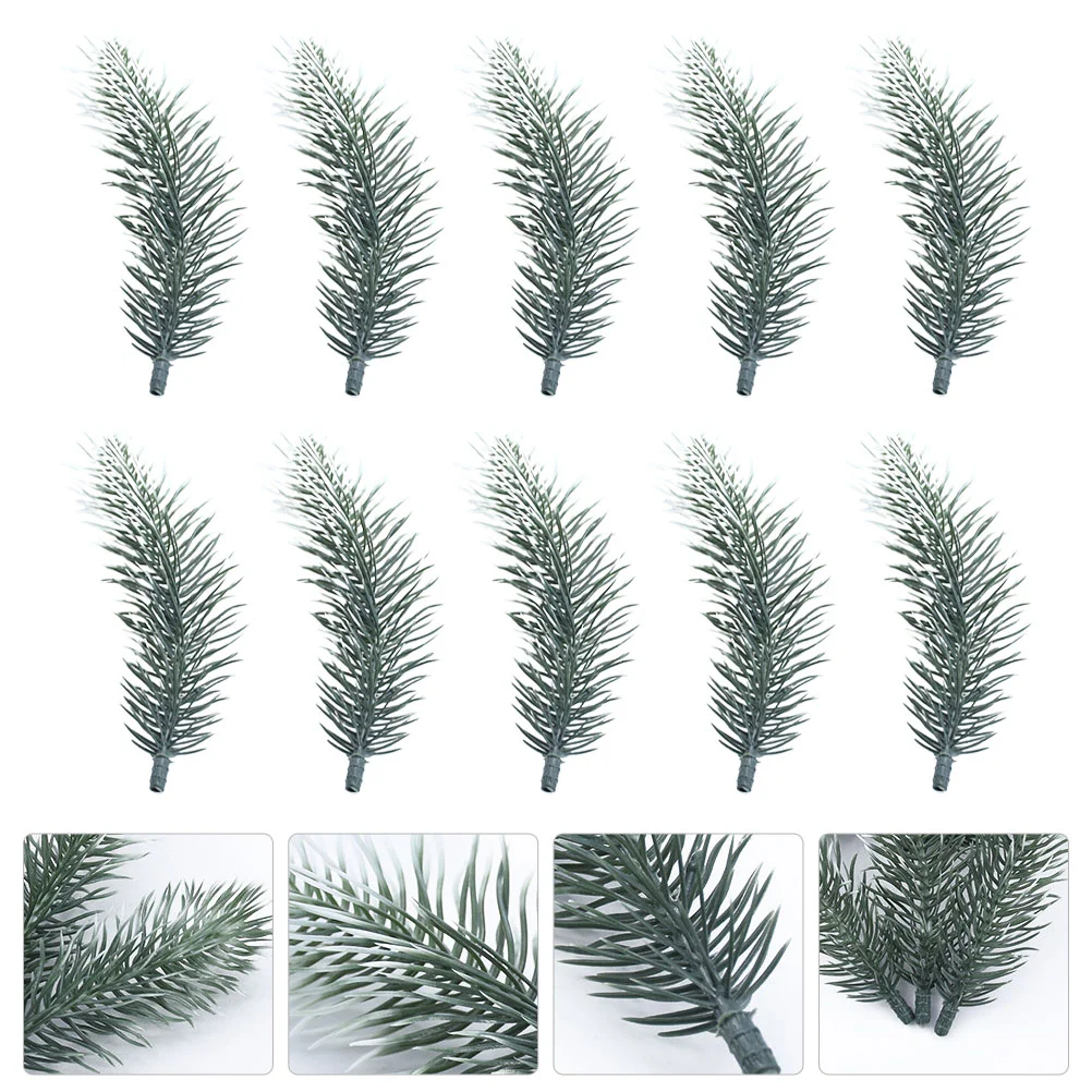 20 Pcs Christmas Hoarfrost Pine Branch Sticks Needle Material Wreath Plastic DIY Materials
20 Pcs Christmas Hoarfrost Pine Branch Sticks Needle Material Wreath Plastic DIY Materials
