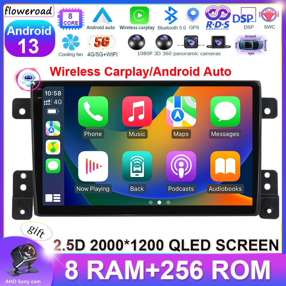 FYT 7862 Android 13 For Suzuki Grand Vitara 3 2005 - 2015 Car Radio Multimedia Video Player Navigation stereo GPS carplay auto
FYT 7862 Android 13 For Suzuki Grand Vitara 3 2005 - 2015 Car Radio Multimedia Video Player Navigation stereo GPS carplay auto