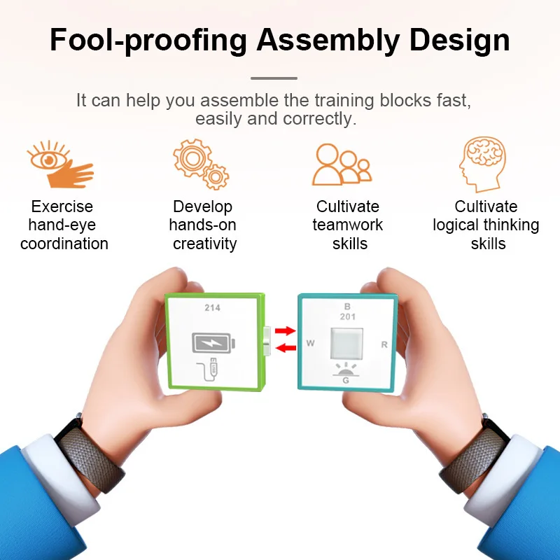 Children's Logic Building Blocks Electronic Enlightenment Toys Educational STEM Thinking Training DIY Physical ScienceExperiment
Children's Logic Building Blocks Electronic Enlightenment Toys Educational STEM Thinking Training DIY Physical ScienceExperiment