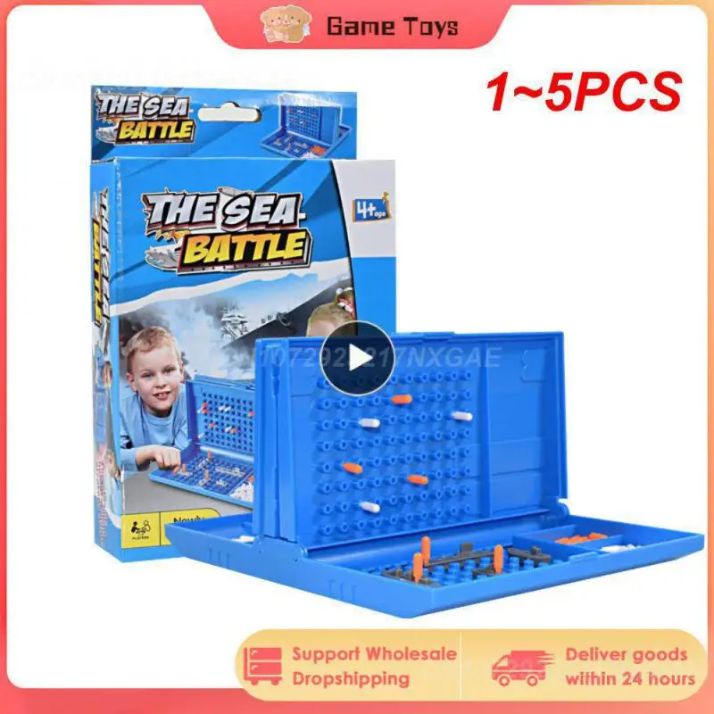 

1~5PCS Naval Chess Game Battleship Board Cooperative Board Games Parent-child Interactive Toy Strategy Battle Game Toys For