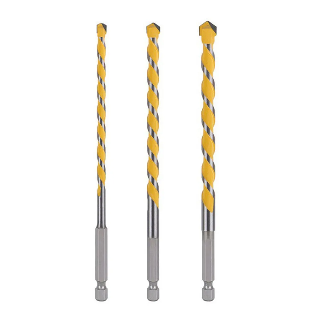 3pcs Masonry Drill Bits Set Tungsten Carbide 1/4" Hex Shank Drill Bits Ceramic Tile Concrete Wood Hole Drilling Cutter 6/8/10mm
3pcs Masonry Drill Bits Set Tungsten Carbide 1/4" Hex Shank Drill Bits Ceramic Tile Concrete Wood Hole Drilling Cutter 6/8/10mm