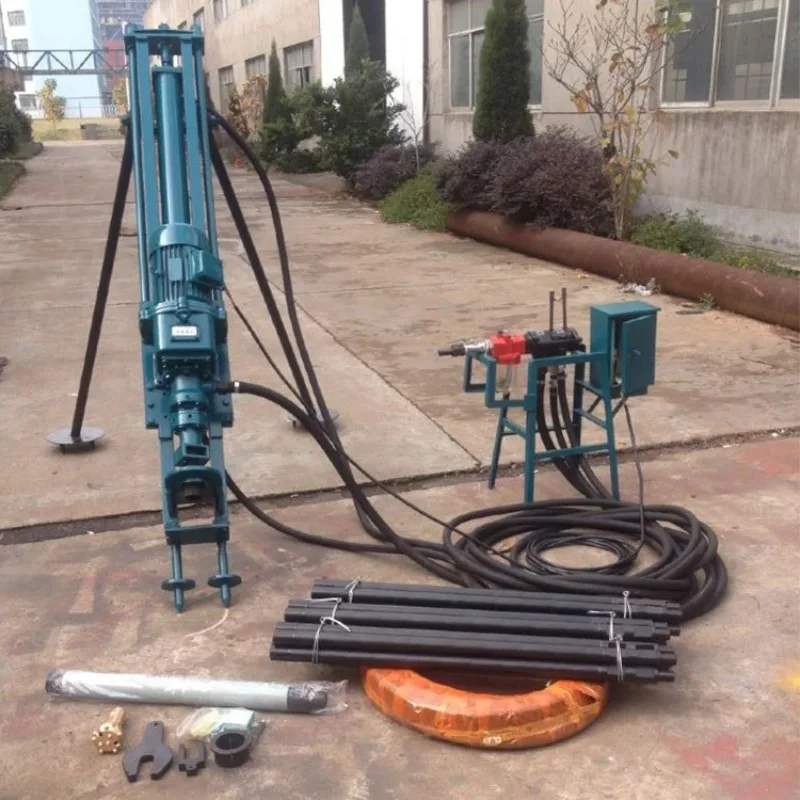 Pneumatic Small Rock Drilling Rack DTH Geology Exploration Drilling Rig Dth Hard Rock Mining Blast Hole Drilling Rig Machine
Pneumatic Small Rock Drilling Rack DTH Geology Exploration Drilling Rig Dth Hard Rock Mining Blast Hole Drilling Rig Machine