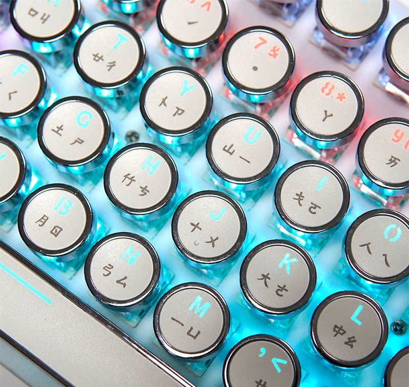 104 keys Punk Keycap Russian Spanish Pinyin Mechanical Keyboard Keycap For 61 64 68 84 87 96 104 108 Cross Switch Mechanical
104 keys Punk Keycap Russian Spanish Pinyin Mechanical Keyboard Keycap For 61 64 68 84 87 96 104 108 Cross Switch Mechanical