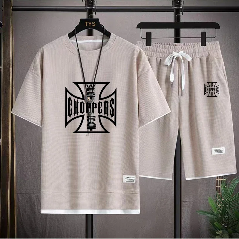 Men's designer clothing Breathable casual T-shirt + shorts two-piece summer loose sportswear Fitness jogging wear short-sleeved
Men's designer clothing Breathable casual T-shirt + shorts two-piece summer loose sportswear Fitness jogging wear short-sleeved