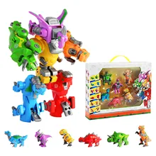 6-in-1 Dinosaur Transformer Robot 6PCS Jurassic Dino Flexible Limbs Take Apart Building Construction Kit Large Action Figures Ed
6-in-1 Dinosaur Transformer Robot 6PCS Jurassic Dino Flexible Limbs Take Apart Building Construction Kit Large Action Figures Ed