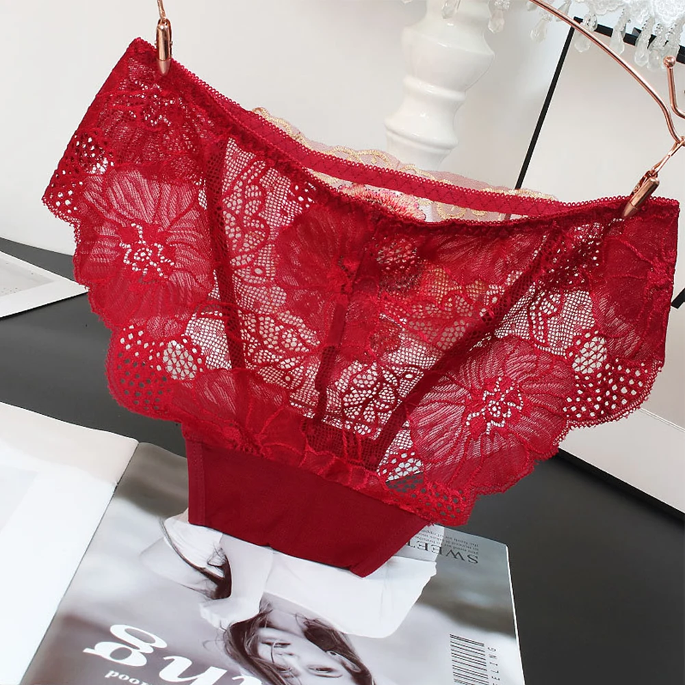 Women Underwear Lace Transparent Briefs Seamless Floral Embroidery See Though Panties Ultrathin Knickers Underpants Lingerie
Women Underwear Lace Transparent Briefs Seamless Floral Embroidery See Though Panties Ultrathin Knickers Underpants Lingerie
