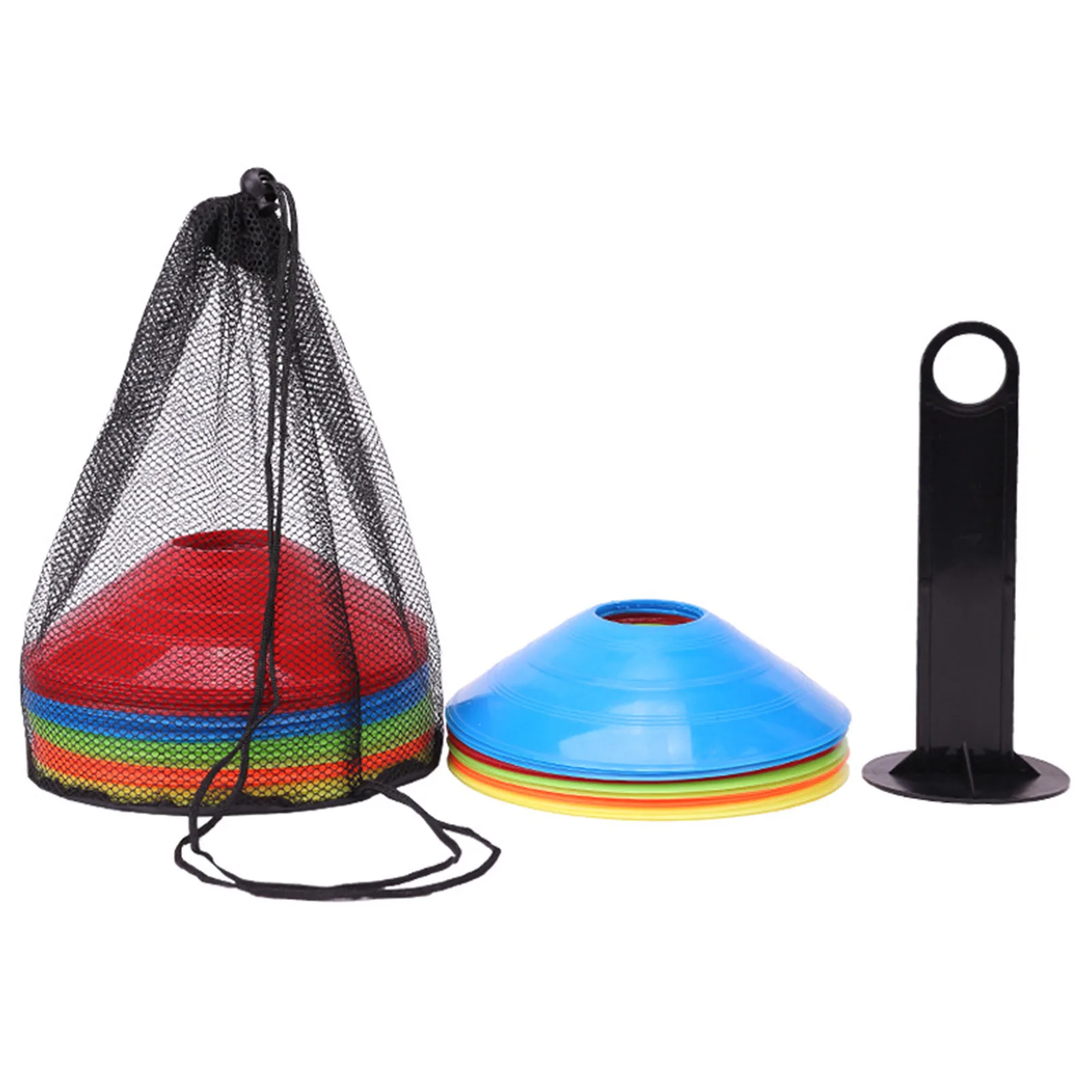 

Soccer Cones Disc Cone Agility Training Sports Cone Plastic with Carry Bag and Holder for Soccer Basketball Coaching Practice