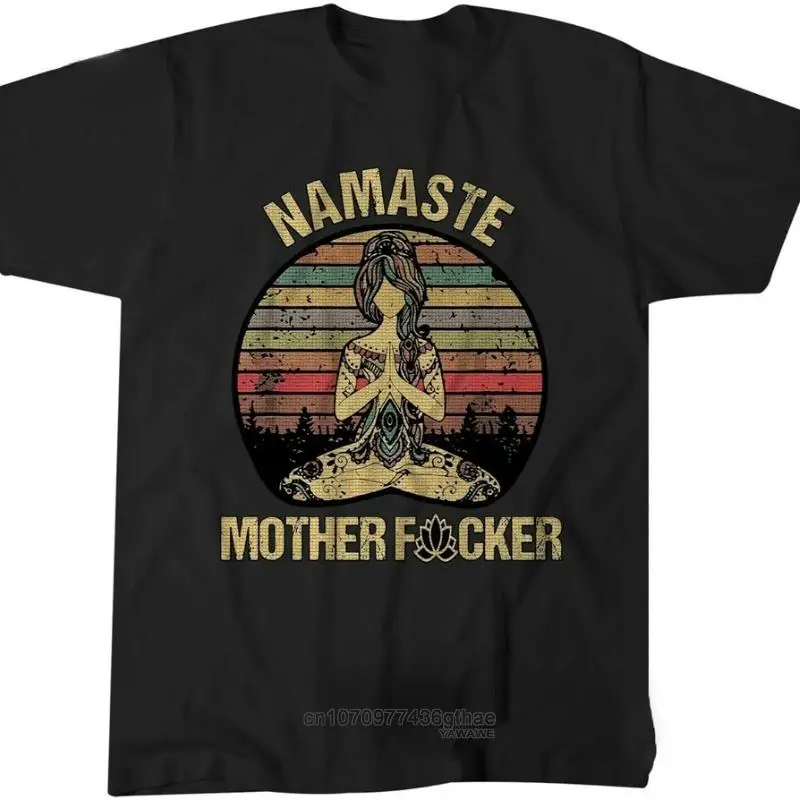 Мужские Винтажные свободные топы Namaste с круглым вырезом и принтом в виде матери
Мужские Винтажные свободные топы Namaste с круглым вырезом и принтом в виде матери