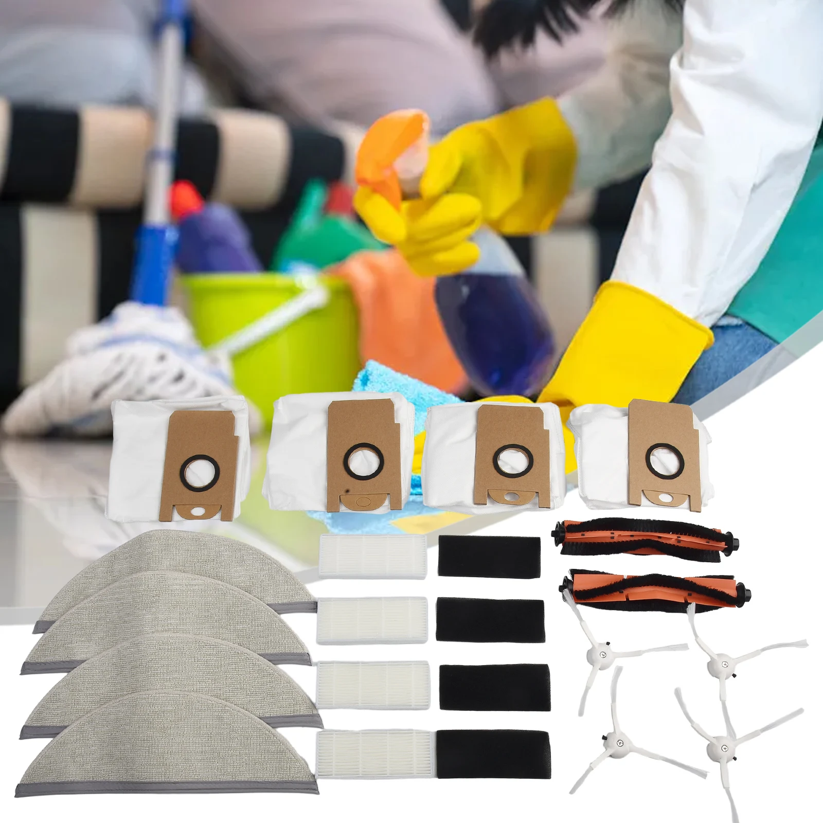 Main Brush For Lydsto R1 / R1A / R1 Pro / S1 Robot Vacuum Cleaner Parts Main Side Brush FilterS Mop Rag Cloth Dust Bags Filters
Main Brush For Lydsto R1 / R1A / R1 Pro / S1 Robot Vacuum Cleaner Parts Main Side Brush FilterS Mop Rag Cloth Dust Bags Filters