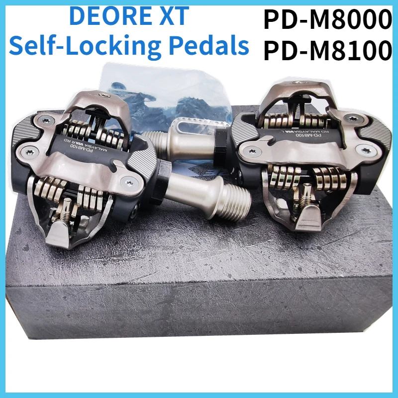 SHIMANO DEORE XT PD-M8100/M8000/M8020 Self-Locking SPD Pedals MTB Components Using for Mountain Bike Parts PD-M520/M540
SHIMANO DEORE XT PD-M8100/M8000/M8020 Self-Locking SPD Pedals MTB Components Using for Mountain Bike Parts PD-M520/M540