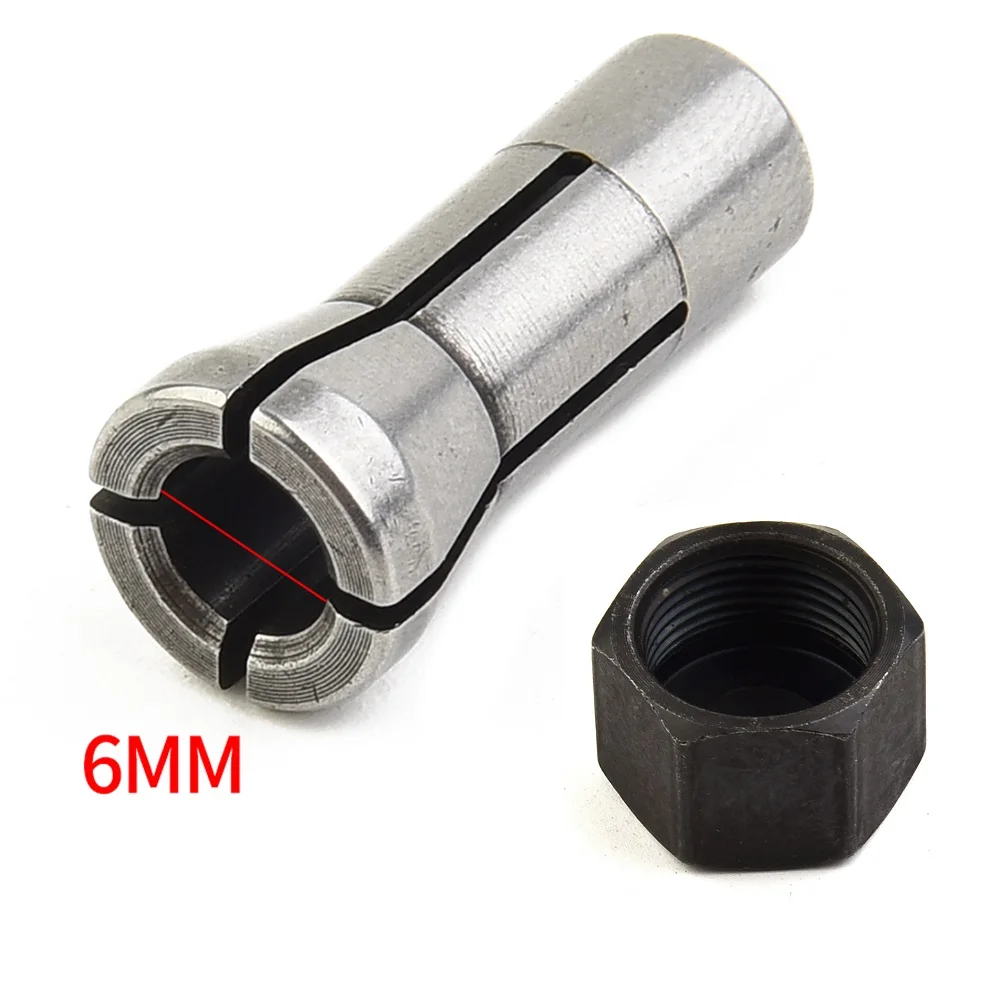 Metal Collet Chuck 3mm 6mm Collet Nut Collet Nut Power Tool Part Accessory For GD0600 906 763620-8 763627-4 GD0603 GD0601 Series
Metal Collet Chuck 3mm 6mm Collet Nut Collet Nut Power Tool Part Accessory For GD0600 906 763620-8 763627-4 GD0603 GD0601 Series