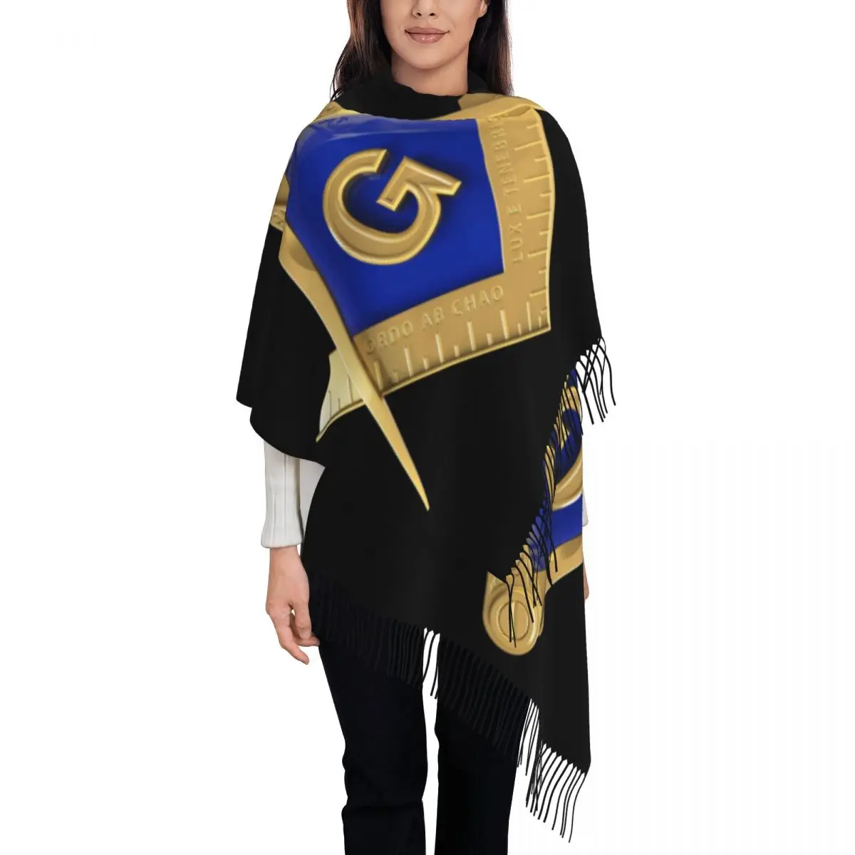 Customized Print Gold Square Compass Masonic Freemason Scarf Women Men Winter Fall Warm Scarves Freemasonry Mason Shawl Wrap
Customized Print Gold Square Compass Masonic Freemason Scarf Women Men Winter Fall Warm Scarves Freemasonry Mason Shawl Wrap