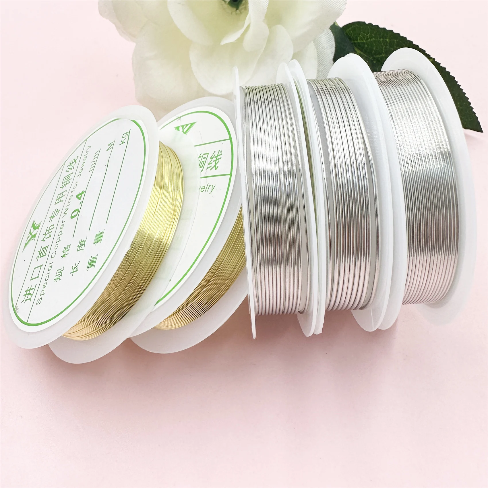 0.2mm-1mm Gold Silver Plated Copper Thread Metal Alloy Wire Beading Cord Rope String DIY Jewelry Making Accessories
0.2mm-1mm Gold Silver Plated Copper Thread Metal Alloy Wire Beading Cord Rope String DIY Jewelry Making Accessories