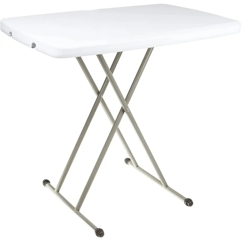 30 inch Adjustable Folding Table - White
30 inch Adjustable Folding Table - White