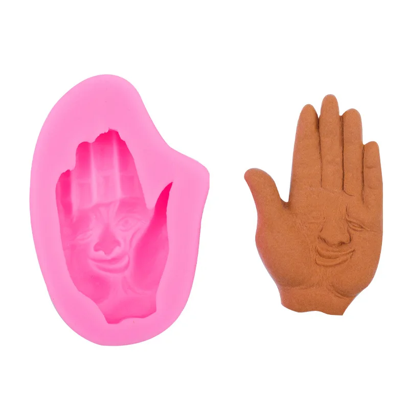 DIY New OK Hand Palm Face Fondant Funny Chocolate Mould Cake Decorations Molds 15-376
DIY New OK Hand Palm Face Fondant Funny Chocolate Mould Cake Decorations Molds 15-376