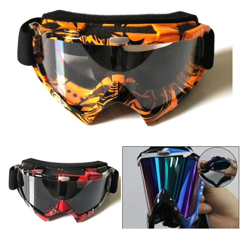 

Adult Cycling Glasses Motocross Gafas Women Man Glasses Outdoor Sports Sunglasses Bicycle Skiing Windproof Anti-glare Glasses