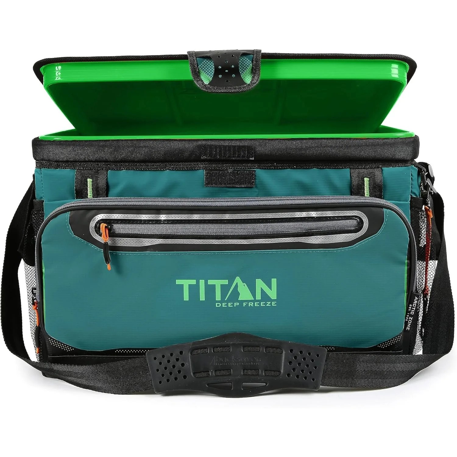 

Arctic Zone Titan Deep Freeze Cooler - Zipperless Hardbody Cooler with Deep Freeze Insulation, HardBody Liner, and SmartShelf