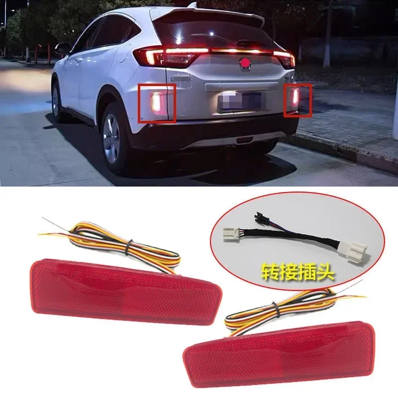 

For Honda XRV 2015-2022 modified LED flowing water rear bumper light flowing turn signal light tail light brake warning lamp