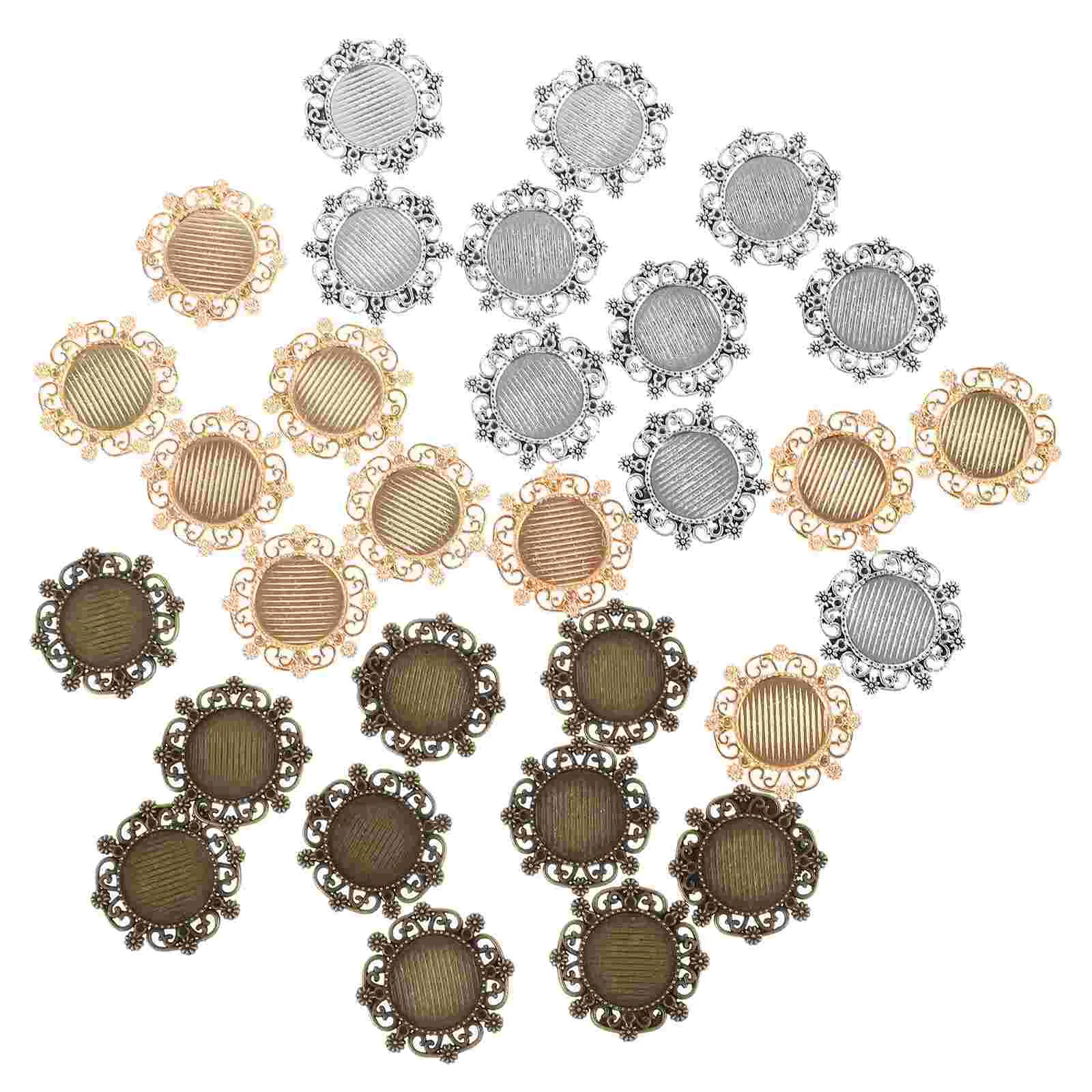 30 Pcs Alloy Bezel Trays Bezels for Jewelry Making Open Resin Pendant DIY Supplies Adults Pendants
30 Pcs Alloy Bezel Trays Bezels for Jewelry Making Open Resin Pendant DIY Supplies Adults Pendants