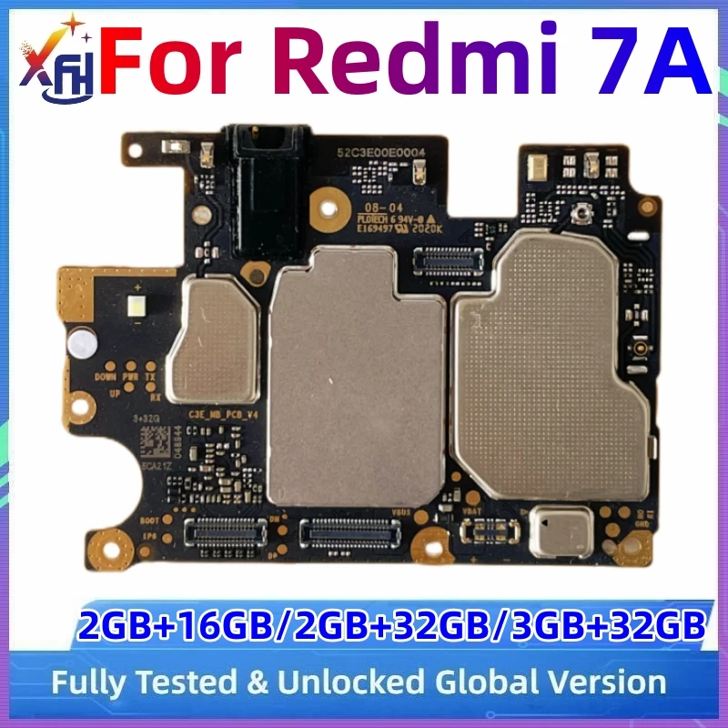 Материнская плата для Xiaomi Redmi 7A, плата разблокированных основных цепей, 16 ГБ 32 ГБ глобальной прошивки, с процессором Snapdragon 439
Материнская плата для Xiaomi Redmi 7A, плата разблокированных основных цепей, 16 ГБ 32 ГБ глобальной прошивки, с процессором Snapdragon 439