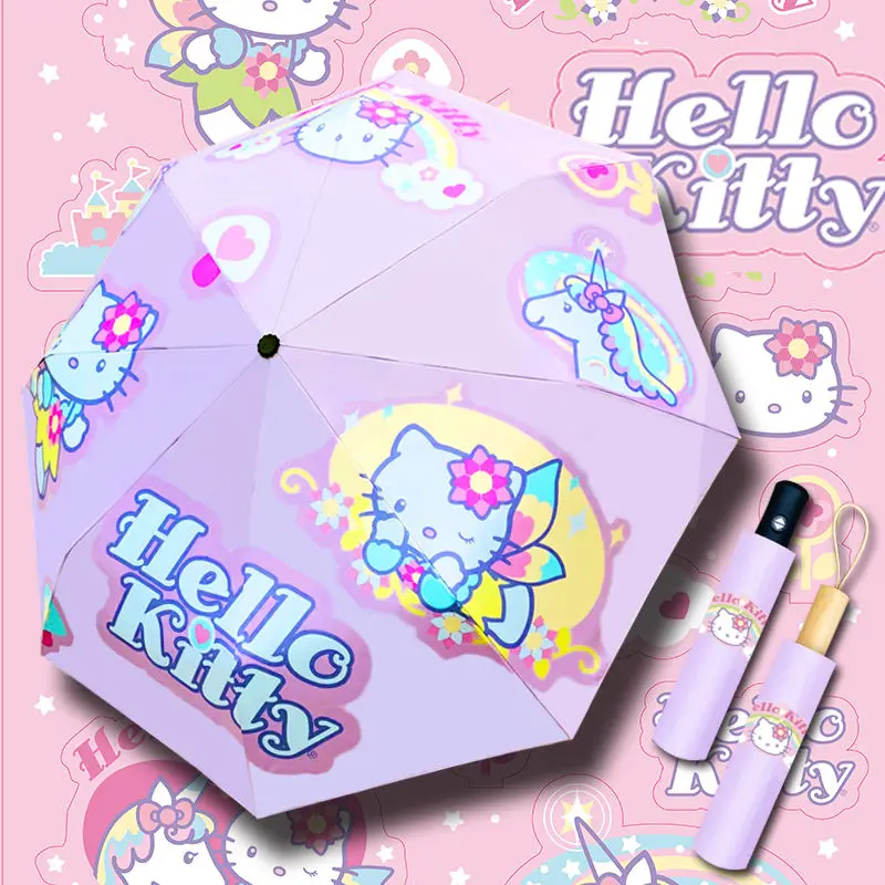 Hello Kitty Umbrella Kawaii Sanrio Anime Rain Sun Protection Cute My Melody Ins Uv Folding Automatic Umbrella Gifts Toys
Hello Kitty Umbrella Kawaii Sanrio Anime Rain Sun Protection Cute My Melody Ins Uv Folding Automatic Umbrella Gifts Toys