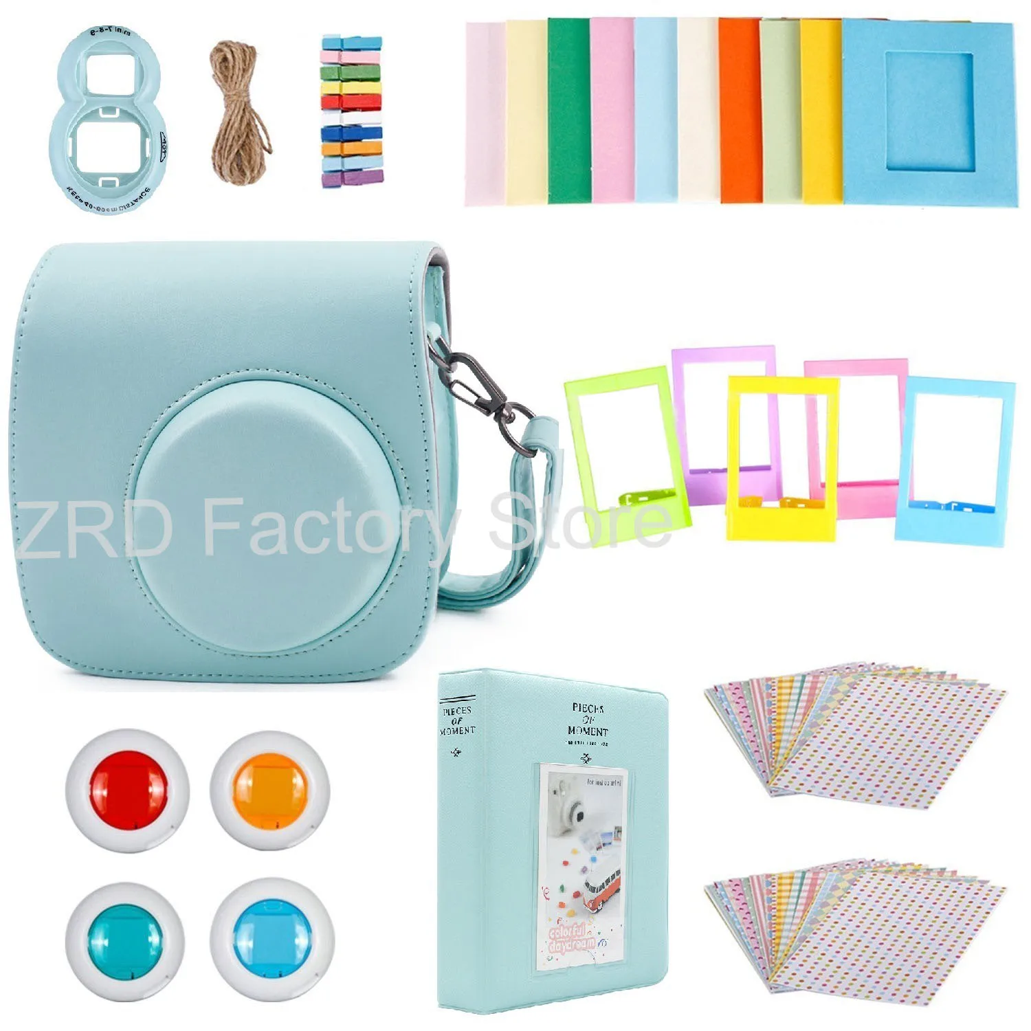 9 in1 Accessories Kit For Fujifilm Instax Mini 8 8s 9 Instant Film Camera Case Bundle Pocket Album ing/Table Photo Frame Sticker
9 in1 Accessories Kit For Fujifilm Instax Mini 8 8s 9 Instant Film Camera Case Bundle Pocket Album ing/Table Photo Frame Sticker