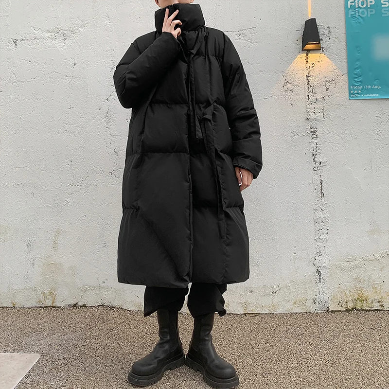 Men's Black Color Extra-long Winter Thick Warm Parka Cotton-padded Coat Lace Up Stand Collar Plus Size 5XL
Men's Black Color Extra-long Winter Thick Warm Parka Cotton-padded Coat Lace Up Stand Collar Plus Size 5XL