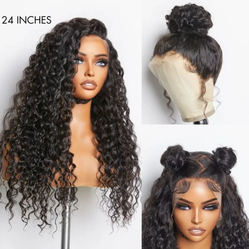 Water Wave 360 Full Lace Wig Human Hair Hand-tied Pre-plucked 12 to 32 Inches Front Lace Wavy Indian Human Hair 180% Density
Water Wave 360 Full Lace Wig Human Hair Hand-tied Pre-plucked 12 to 32 Inches Front Lace Wavy Indian Human Hair 180% Density