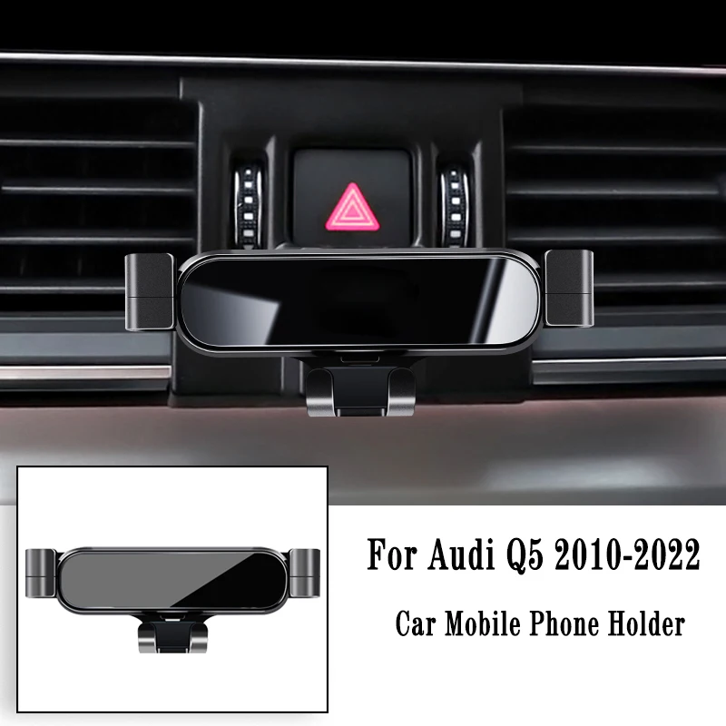 Car Phone Holder For Audi Q5 2010-2022 Gravity Navigation Bracket Air Outlet Clip Bracket Rotatable Support Auto Accessories
Car Phone Holder For Audi Q5 2010-2022 Gravity Navigation Bracket Air Outlet Clip Bracket Rotatable Support Auto Accessories