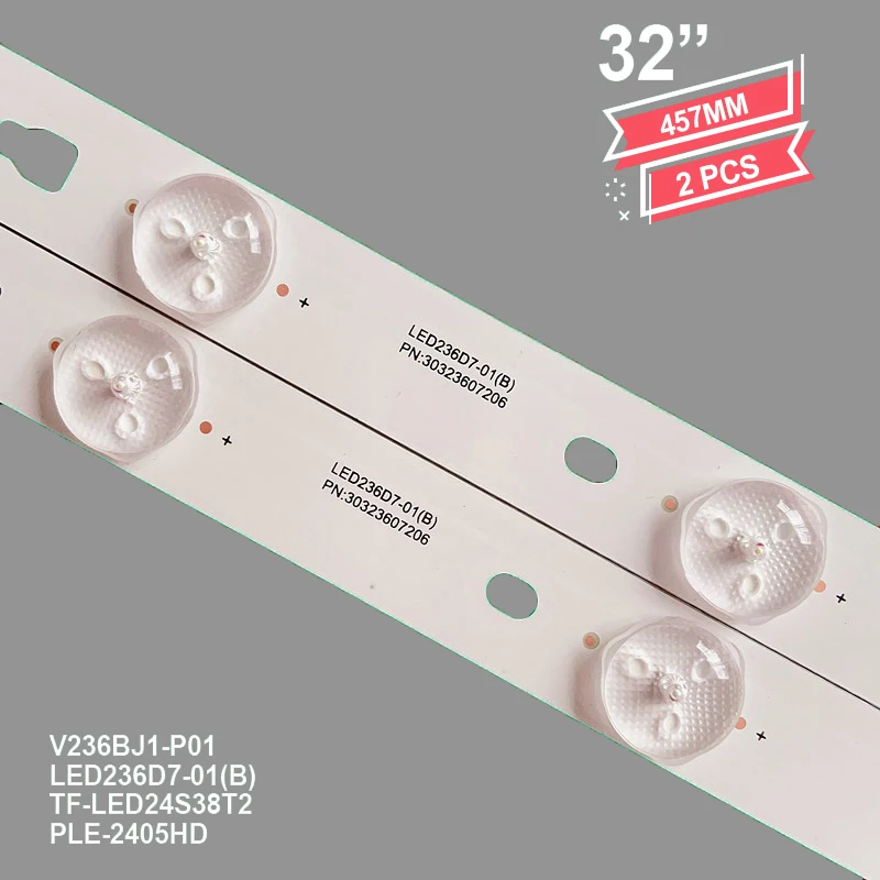 LED236D7-01,30323607205 LED backlight for V236BJ1-P01 LED236D7-01(B) TF-LED24S38T2 PLE-2405HD 457MM
LED236D7-01,30323607205 LED backlight for V236BJ1-P01 LED236D7-01(B) TF-LED24S38T2 PLE-2405HD 457MM