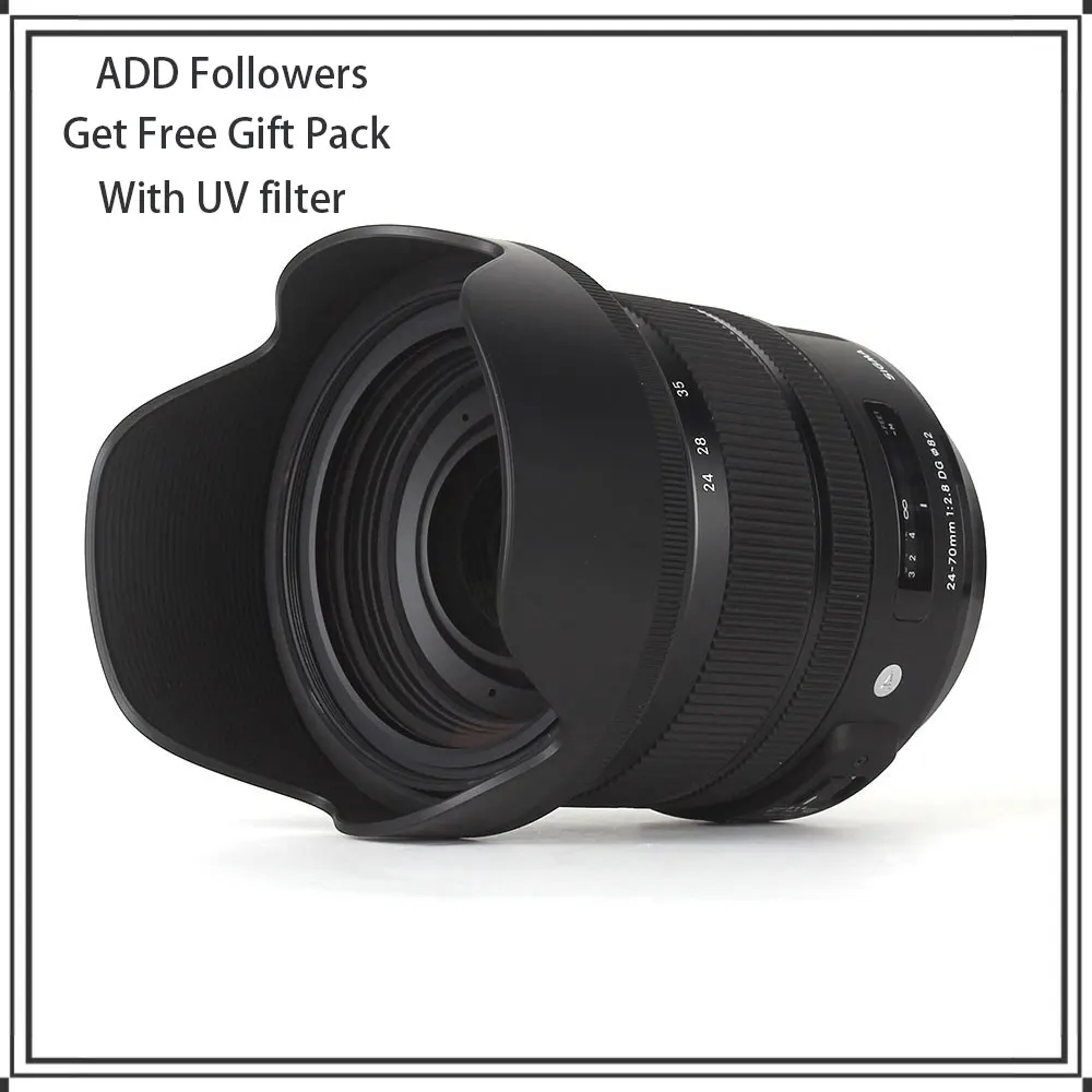 

Sigma 24-70mm f/2.8 DG OS HSM Art Lens For Canon Mount Nikon Mount