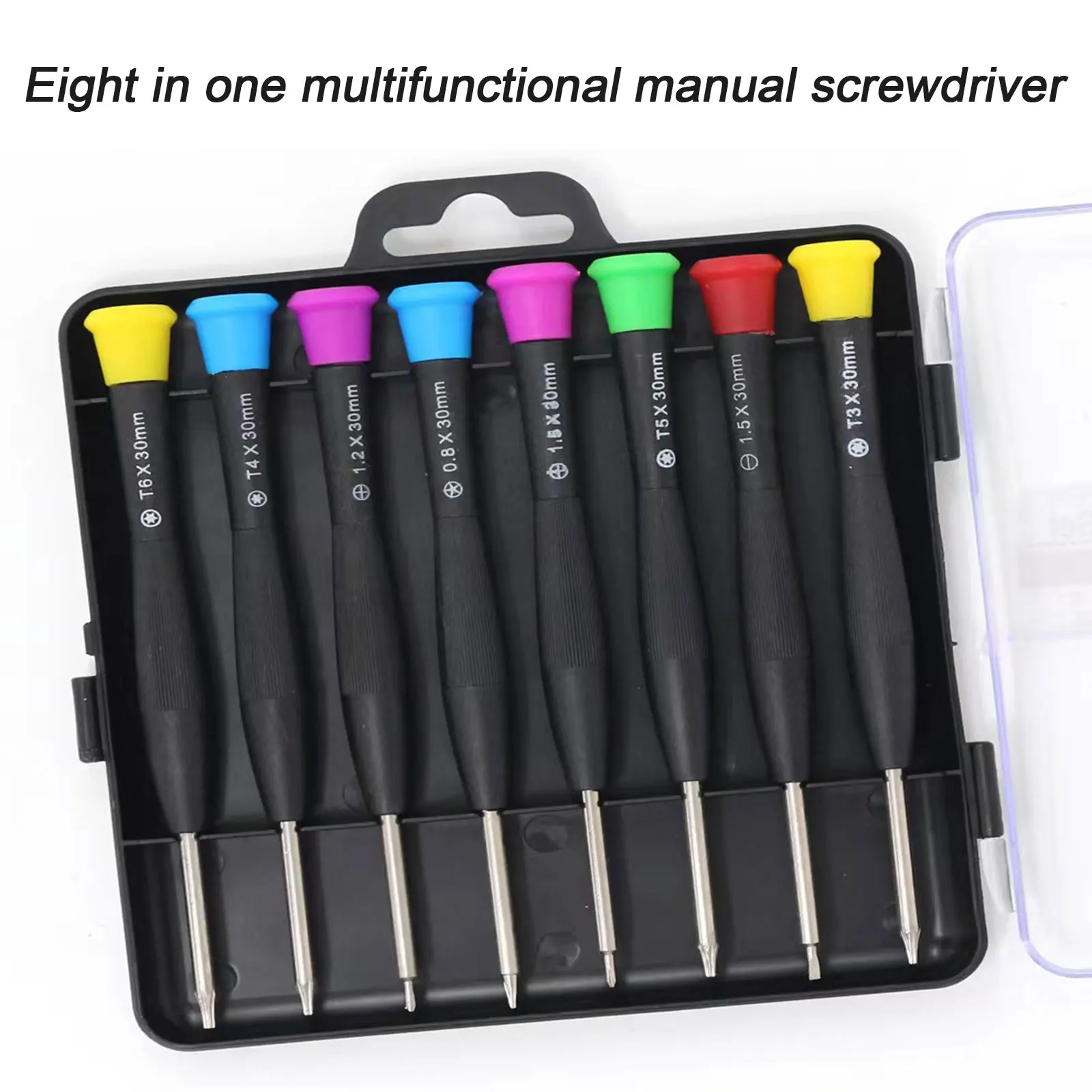 

8 in 1 Screwdriver Set Precision DIY Hand Tools For Mobile Phones Watches Keyboard Toys Game Consoles Repair Tools